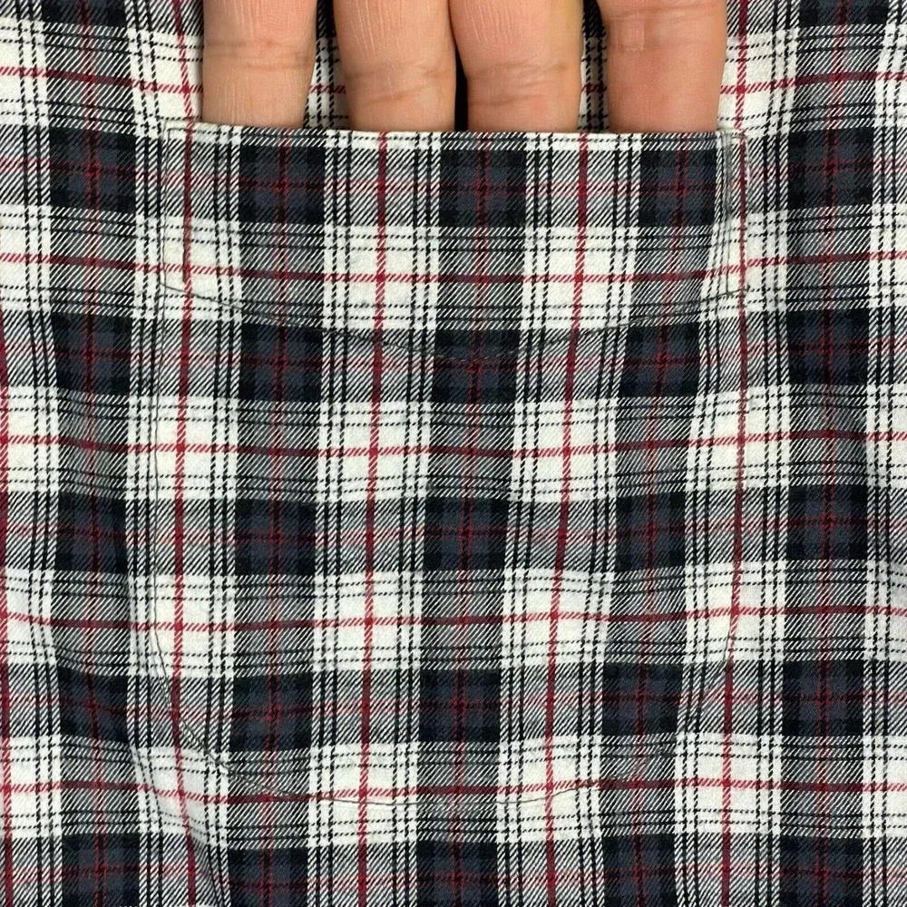 J.Crew Brushed Twill Button Up Long Sleeve Shirt Mens‎ M Slim Fit Multicolor